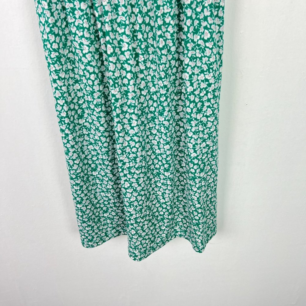 NWOT Stitch Fix Kaileigh Tasha Knit Dress Sleeveless Floral Green Size Small S - Picture 4 of 12